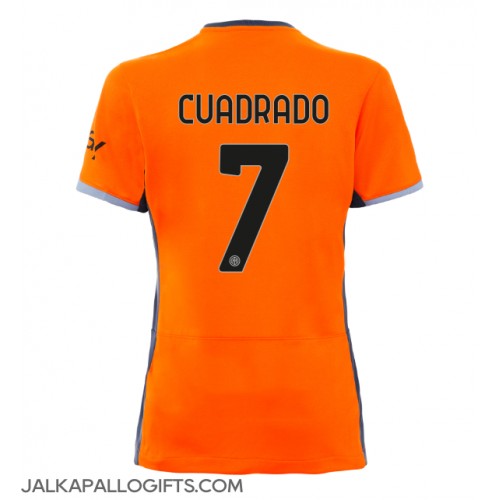 Inter Milan Juan Cuadrado #7 Kolmaspaita Naiset 2023-24 Lyhythihainen